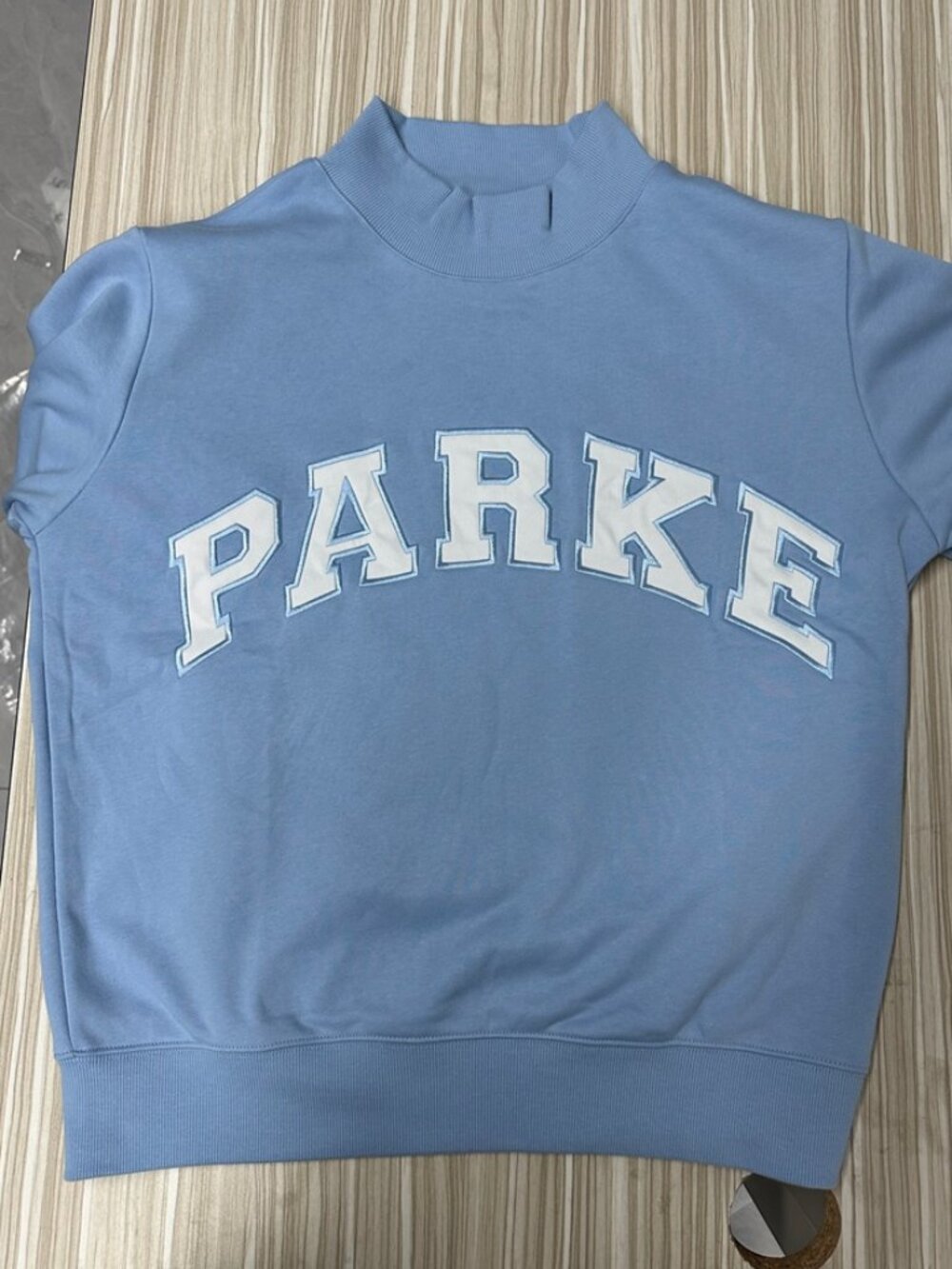 PARKE Varsity Mock Neck Sweatshirt